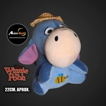 PELUCHE WINNIE POOH CON SOMBRERO - IGOR (22CM APROX) (P1988)