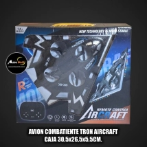 AVION COMBATIENTE TRON AIRCRAFT (CAJA 30,5x26,5x5,5CM) (A0701)