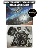 AVION COMBATIENTE TRON AIRCRAFT (CAJA 30,5x26,5x5,5CM) (A0701)