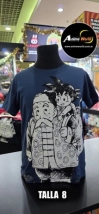 REMERA ALGODON IMPORTADO - DRAGON BALL #4 (TALLA 8) (R1160) TURQUESA