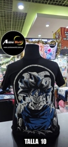 REMERA ALGODON IMPORTADO - DRAGON BALL #2 (TALLA 10) (R1172) NEGRA