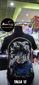 REMERA ALGODON IMPORTADO - DRAGON BALL #2 (TALLA 12) (R1173) NEGRA