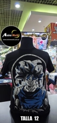 REMERA ALGODON IMPORTADO - DRAGON BALL #2 (TALLA 12) (R1173) NEGRA