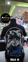 REMERA ALGODON IMPORTADO - DRAGON BALL #2 (TALLA 16) (R1175) NEGRA