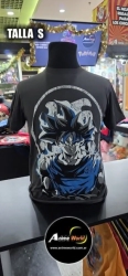 REMERA ALGODON IMPORTADO - DRAGON BALL #2 (TALLA S) (R1179) GRIS