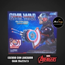 CAPITAN AMERICA ESCUDO CON LANZADOR 6618 (CAJA 26x22x7,5) (A0702)