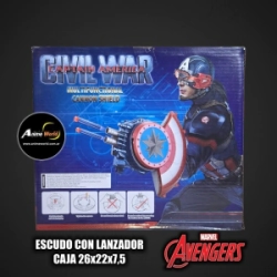 CAPITAN AMERICA ESCUDO CON LANZADOR 6618 (CAJA 26x22x7,5) (A0702)