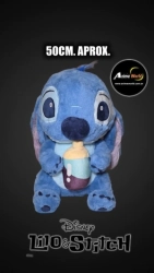PELUCHE STITCH CON BOTELLA #1 (50CM APROX) (P1999)