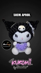 PELUCHE KUROMI IMPORTADO GRANDE XL #8 RO55 (58CM APROX) (P2002)