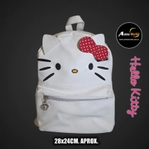MOCHILA MINI IMPORTADO HELLO KITTY #3 BLANCO (28x24CM APROX) (M0066)