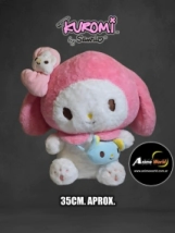 PELUCHE KUROMI - KITTY Y AMIGAS #2 TH777 (35CM APROX) (P2004)