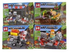 BLOQUE GENERICO - MG1102D MINECRAFT 4EN1 (CAJA 19x14CM) (L1216)