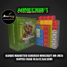 BLOQUE MAGNETICO GENERICO MINECRAFT HM-JM35 (64PCS) (CAJA 10,5x12,5x6,5CM) (L1218)