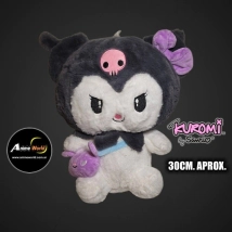 PELUCHE KUROMI CON CARTERA KUROMI #1 (30CM APROX) (P2015)