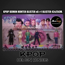 KPOP DEMON HUNTER BLISTER x6 #2 (BLISTER 42x25CM) (A0706)