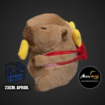 PELUCHE CARPINCHO-CAPIBARA MOCHILA PAPA FRITA Y JALA PAPA (23CM APROX) (P2039)