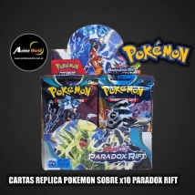 CARTAS POKEMON SOBRE x10 PARADOX RIFT (A0716)