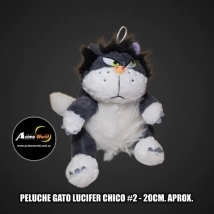 PELUCHE GATO LUCIFER CHICO #2 (20CM APROX) (P2047)