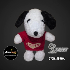PELUCHE SNOOPY CAMISETA #5 (27CM APROX) (P2053)