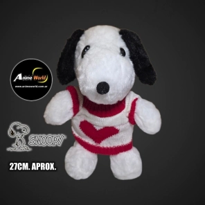 PELUCHE SNOOPY CAMISETA #6 (27CM APROX) (P2054)