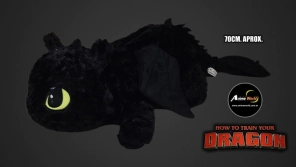 PELUCHE COMO ENTRENAR A TU DRAGON - CHIMUELO ACOSTADO #2 (70CM APROX) (P2056)