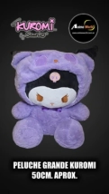PELUCHE KUROMI SANRIO GRANDE KUROMI #1 (50CM APROX) (P2059)