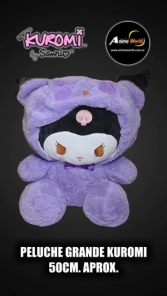PELUCHE KUROMI SANRIO GRANDE KUROMI #1 (50CM APROX) (P2059)