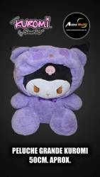 PELUCHE KUROMI SANRIO GRANDE KUROMI #1 (50CM APROX) (P2059)