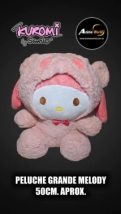 PELUCHE KUROMI SANRIO GRANDE MELODY #1 (50CM APROX) (P2060)