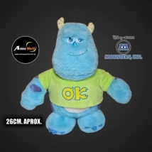 PELUCHE MONSTER INC - SULLIVAN IMPORTADO REMERA OK (26CM APROX) TH0001 (P2093)
