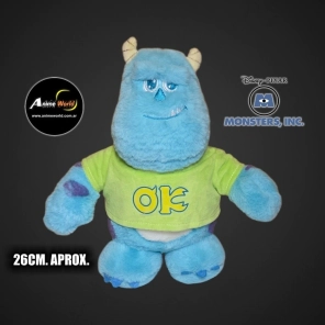 PELUCHE MONSTER INC - SULLIVAN IMPORTADO REMERA OK (26CM APROX) TH0001 (P2093)