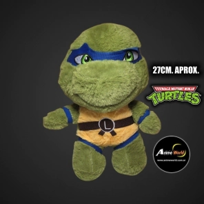PELUCHE TORTUGAS NINJA FELPA LEONARDO (27CM APROX) (P2095)