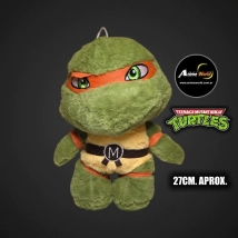 PELUCHE TORTUGAS NINJA FELPA MIGUEL ANGEL (27CM APROX) (P2096)