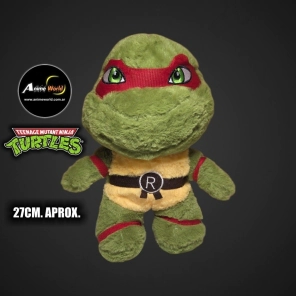 PELUCHE TORTUGAS NINJA FELPA RAPHAEL (27CM APROX) (P2097)