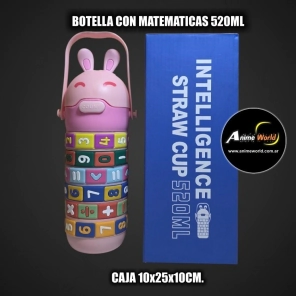 BOTELLA CON MATEMATICAS WF13 520ML (CAJA 10x25x10CM) (A0735)