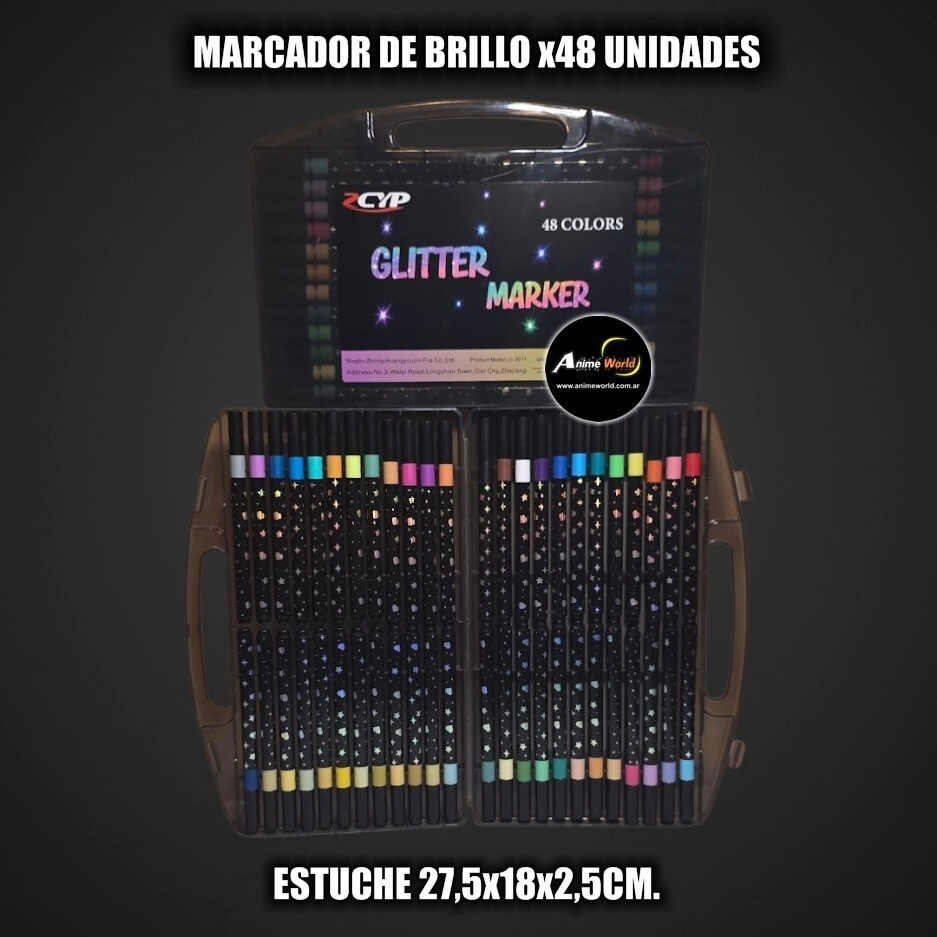 MARCADOR DE BRILLO x48 UNIDADES 2228 (ESTUCHE 27,5x18x2,5CM) (A0739)
