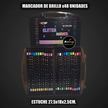 MARCADOR DE BRILLO x48 UNIDADES 2228 (ESTUCHE 27,5x18x2,5CM) (A0739)