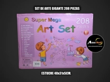 SET DE ARTE GIGANTE 208 PIEZAS 511508 (ESTUCHE 40x31x5CM) (A0740)