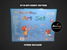 SET DE ARTE GIGANTE 208 PIEZAS 511508 (ESTUCHE 40x31x5CM) (A0741)