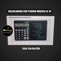 CALCULADORA CON PIZARRA MAGICA 2213-317 LB-70 (CAJA 26x16x2CM) (A0744)