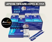 LAPICERA TINTA AZUL x12PCS JD-2257L (A0748)
