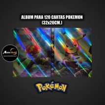 ALBUM PARA CARTAS POKEMON #21 x120 CARTAS (32x20CM) (A0753)