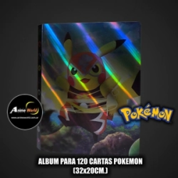 ALBUM PARA CARTAS POKEMON #21 x120 CARTAS (32x20CM) (A0753)