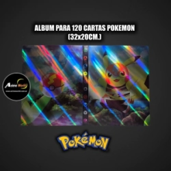 ALBUM PARA CARTAS POKEMON #21 x120 CARTAS (32x20CM) (A0753)
