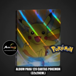 ALBUM PARA CARTAS POKEMON #22 x120 CARTAS (32x20CM) (A0754)