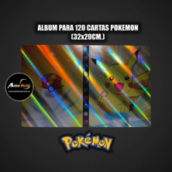 ALBUM PARA CARTAS POKEMON #22 x120 CARTAS (32x20CM) (A0754)