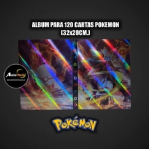 ALBUM PARA CARTAS POKEMON #23 x120 CARTAS (32x20CM) (A0755)