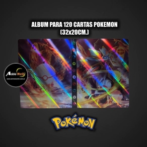 ALBUM PARA CARTAS POKEMON #23 x120 CARTAS (32x20CM) (A0755)