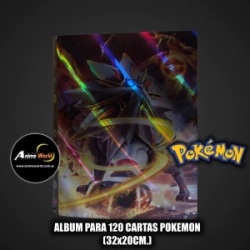 ALBUM PARA CARTAS POKEMON #23 x120 CARTAS (32x20CM) (A0755)