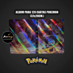 ALBUM PARA CARTAS POKEMON #23 x120 CARTAS (32x20CM) (A0755)